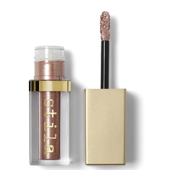 NIB Stila Glitter & Glow Liquid Eye Shadow In Rose Gold Retro - Picture 4 of 4